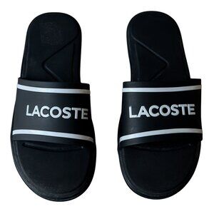 Lacoste Men's Slides 11US Black
